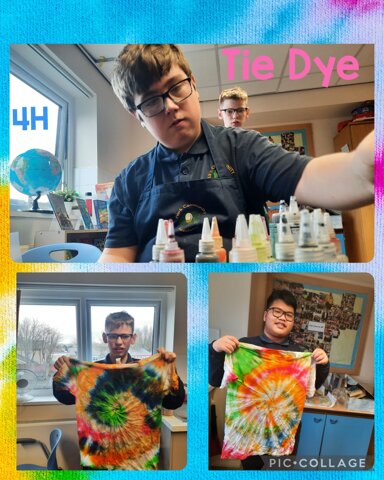 Image of Tie dye project